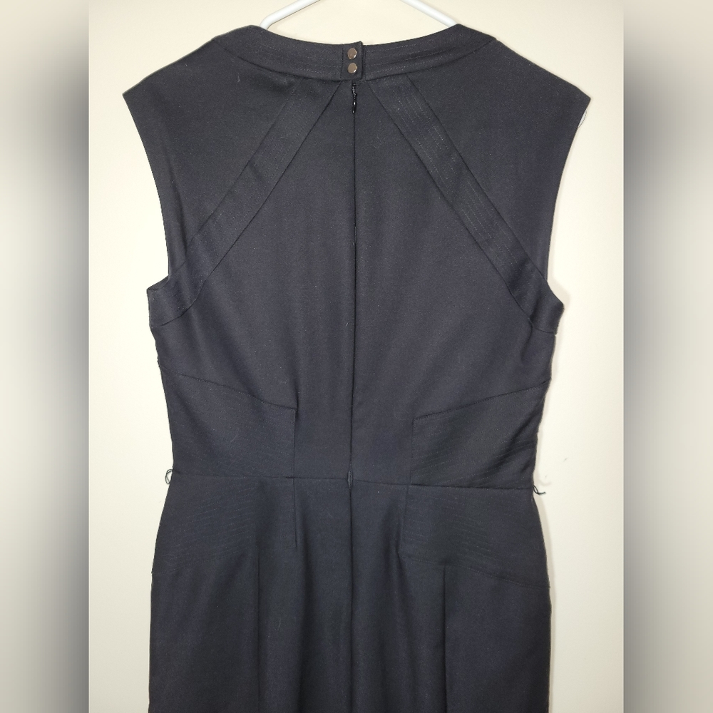 New WHBM Black Sheath Dress  SZ 8 - Picture 7 of 10